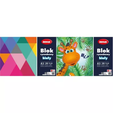 Beniamin Blok rysunkowy A3/20K biay