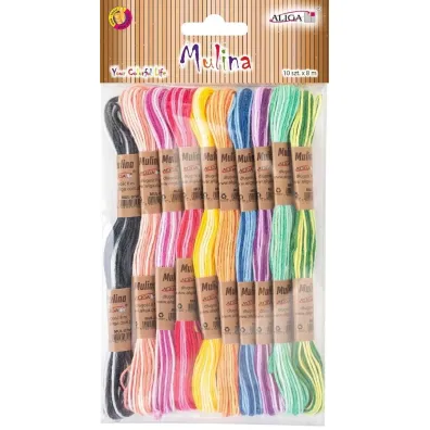 Aliga Mulina cieniowana 8m 10 kolor�w