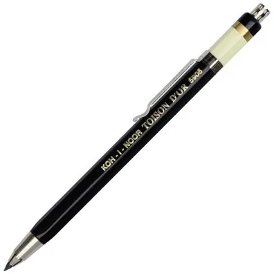 Koh-I-Noor O��wek automatyczny 5.6 mm Versatil czarny korpus tr�jk�tny plast. 12 cm 5347/5