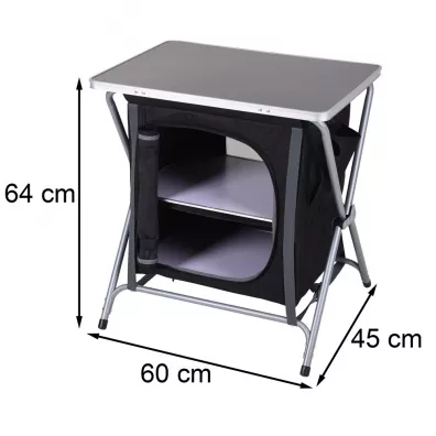 ProGarden Szafka turystyczna ze stolikiem 64 cm