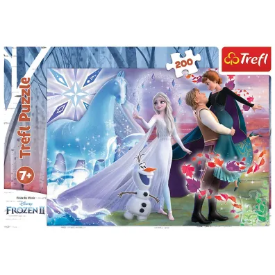 Puzzle 200 el. Magiczny �wiat si�str Trefl