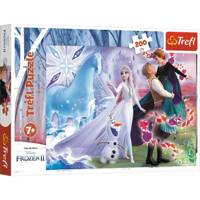 Puzzle 200 el. Magiczny �wiat si�str Trefl