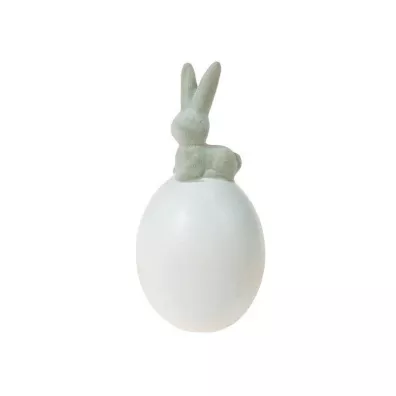 Adar Figurka ceramiczna jajko z zaj�cem MIX