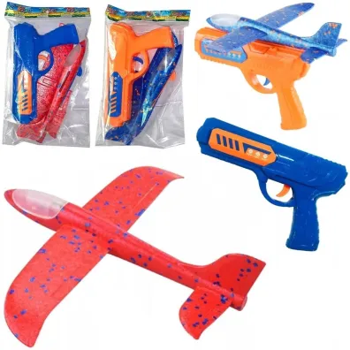 Pistolet wyrzutnia samolot stryopianowy MIX Trifox