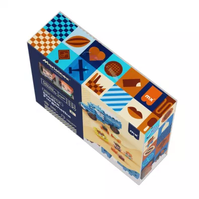 Klocki konstrukcyjne Mini Waffle 100el Wedel S�odka Furgonetka MARIOINEX 906378