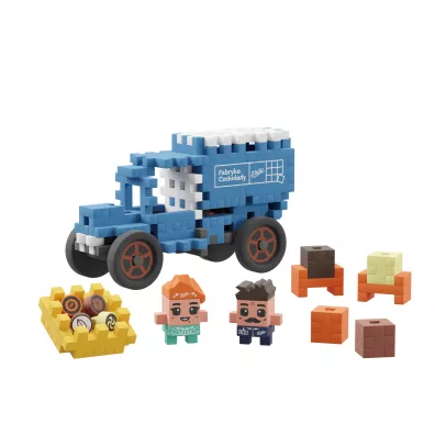 Klocki konstrukcyjne Mini Waffle 100el Wedel S�odka Furgonetka MARIOINEX 906378