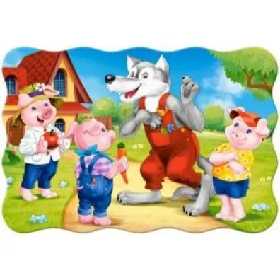 Puzzle 20 el. Trzy ma�e �winki Castorland