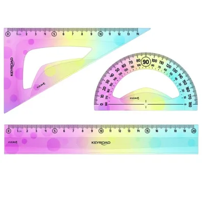 Keyroad Zestaw geometryczny pastel 3 elementy
