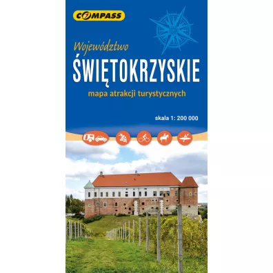 �wi�tokrzyskie mapa atrakcji tur. 1:200 000