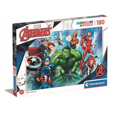 Puzzle 180 el. Supercolor. The Avengers Clementoni