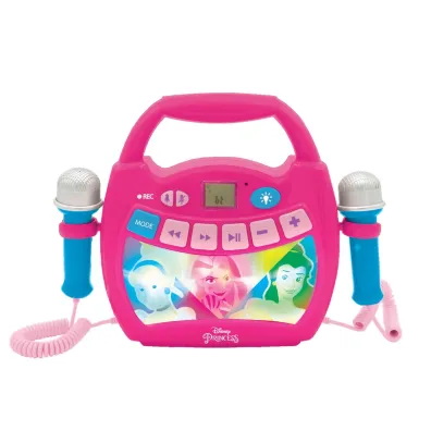 G�o�nik Bluetooth Disney Princess z dwoma mikrofonami, efektami �wietlnymi oraz akumulatorem w zestawie MP320DPZ