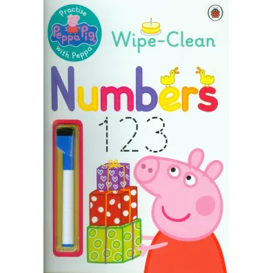 Wipe-Clean First Numbers. Peppa Pig wer. angielska
