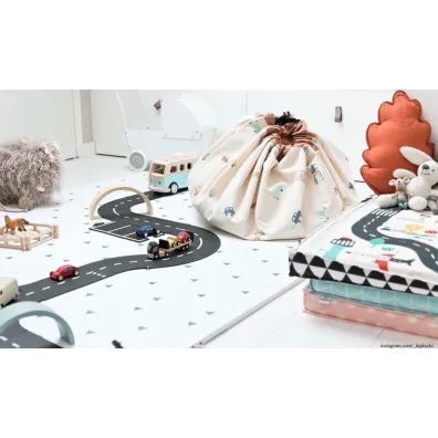 Play & Go Worek na Zabawki i Mata Big Cars
