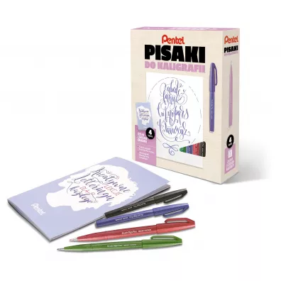 Pentel Pisaki do kaligrafii 4 szt.