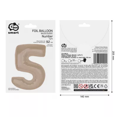 Godan BALON FOL 5 LATTE MATOWA 92CM GO PBH