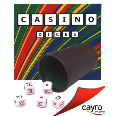 Koci pokerowe - zestaw do gry Casino (072/1) Cayro