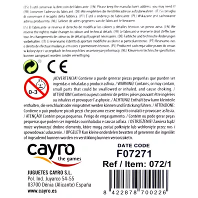 Koci pokerowe - zestaw do gry Casino (072/1) Cayro