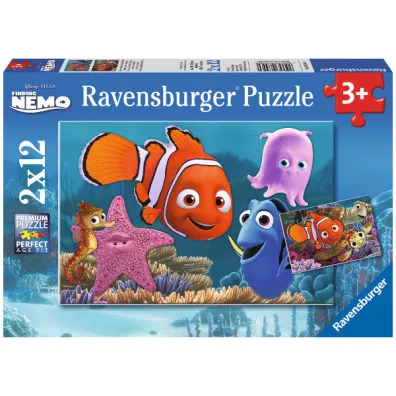 Puzzle 2x12 Nemo`s Journey Ravensburger