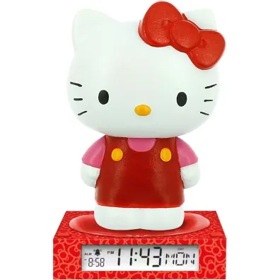 Lampka 3D z budzikiem Hello Kitty HK50198