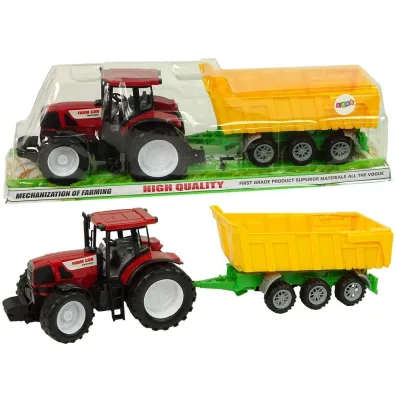 Traktor z wywrotk� 50 cm LeanToys