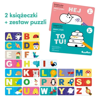 CzuCzu Zestaw edukacyjny. Znam Litery 3+
