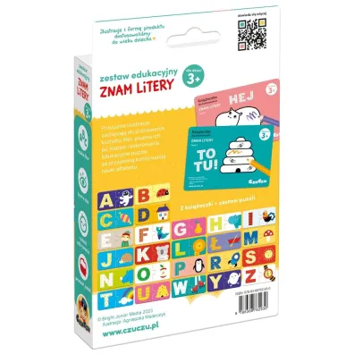 CzuCzu Zestaw edukacyjny. Znam Litery 3+