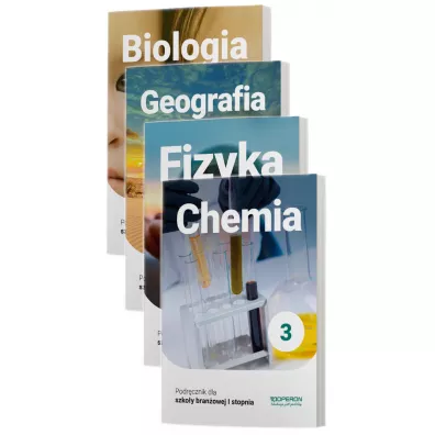 Biologia, Geografia, Fizyka, Chemia 3. Podr�czniki dla klasy 3 szko�y bran�owej I stopnia - Beata Jakubik, Grzegorz Korna�, Maria Barbara Szczepaniak, Renata Szyma�ska, S�awomir Kurek