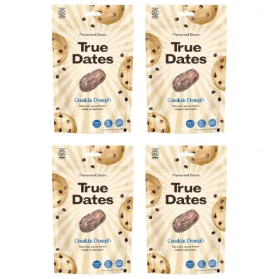 True Dates Daktyle Cookie Dough zestaw 4 x 100 g