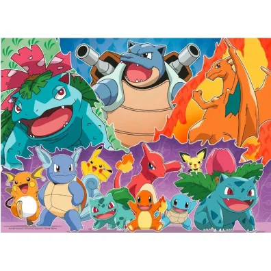 Puzzle dla dzieci 4x100 el. Pokemon Ravensburger