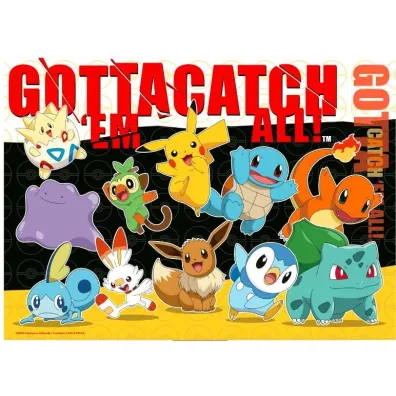 Puzzle dla dzieci 4x100 el. Pokemon Ravensburger