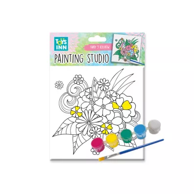 Zestaw do malowania Canvas maly flowers STnux