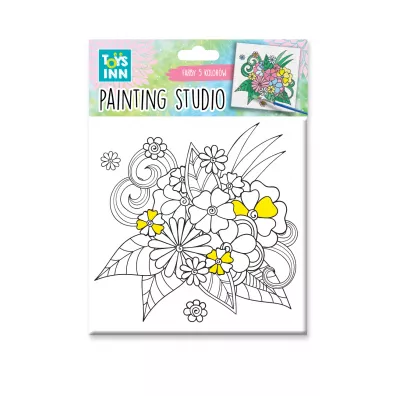 Zestaw do malowania Canvas maly flowers STnux