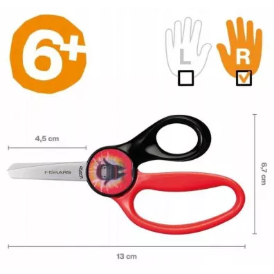 Fiskars Noyczki dziecice 13cm magic morph ninja