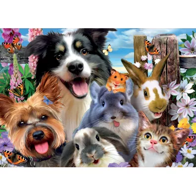 Puzzle 500 el. Przyjaciele z podwrka Educa