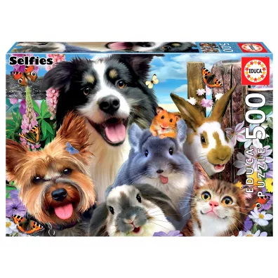 Puzzle 500 el. Przyjaciele z podwrka Educa
