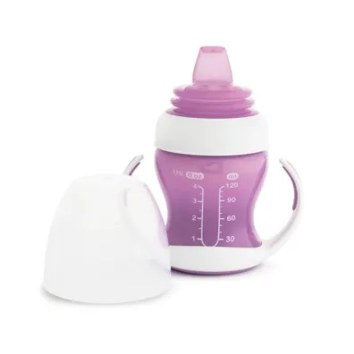 Kubek z mi�kkim ustnikiem i uchwytami Munchkin 118ml fioletowy