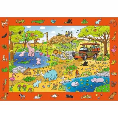 Puzzle obserwacyjne Spy Guy 24 el. Safari Trefl