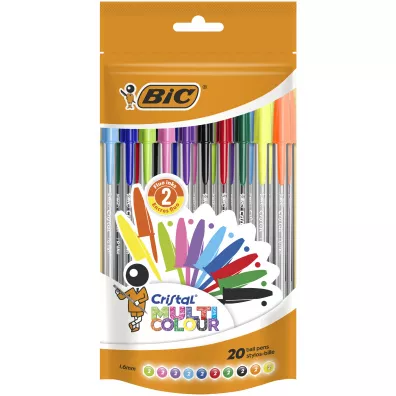 Bic D�ugopis Cristal Multicolour 20 szt.