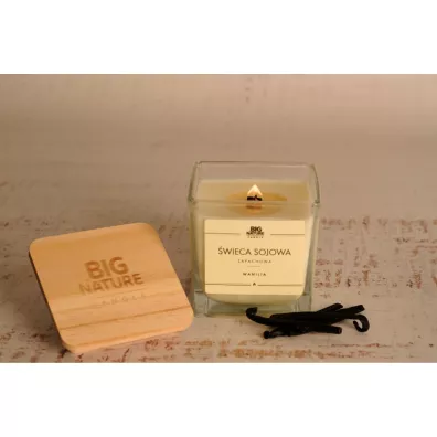 Big Nature wieca sojowa zapachowa Wanilia 205 g