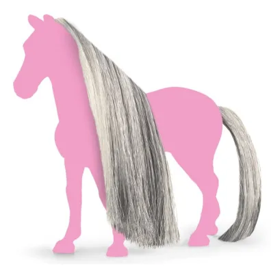W�osy dla koni z�linii Beauty Horses szare SLH42652