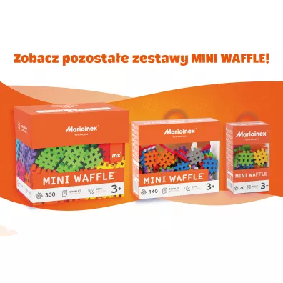 Mini Waffle Konstruktor Klocki wafle mini podstawa 4 szt.
