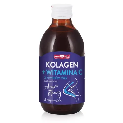 Polska R�a Zdrowe stawy - kolagen + witamina c z owoc�w r�y Suplement diety 250 ml
