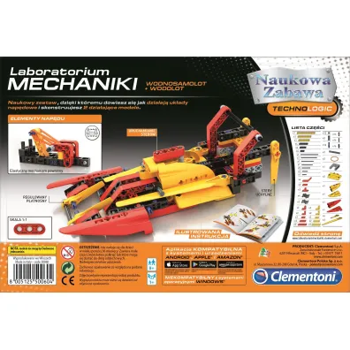 Laboratorium mechaniki. Wodnosamolot i Hydroplan Clementoni