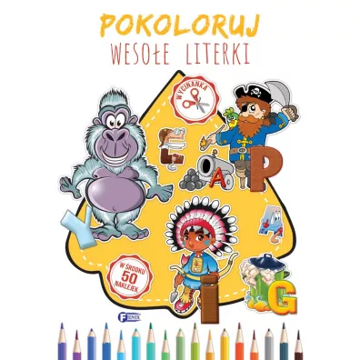 Pokoloruj weso�e literki