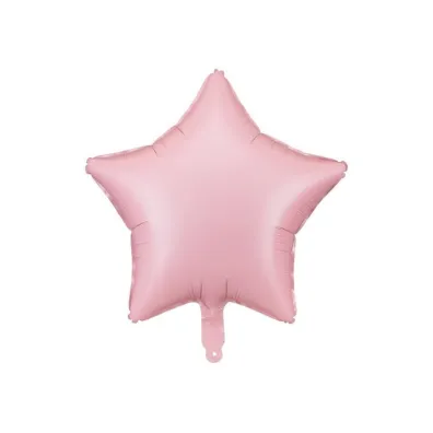 Balon foliowy Gwiazdka 48cm rowy