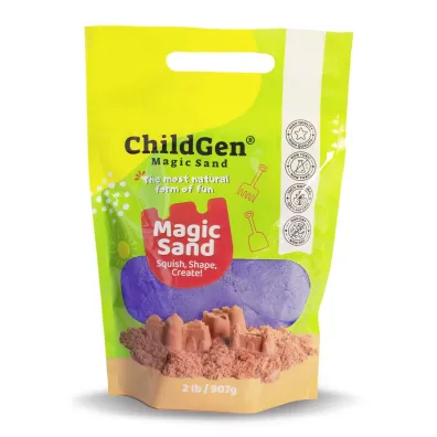 Piasek do formowania naturalny fioletowy 907g ChildGen