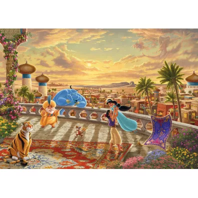 Puzzle 1000 el. PQ Disney: D�asmina i Alady Schmidt
