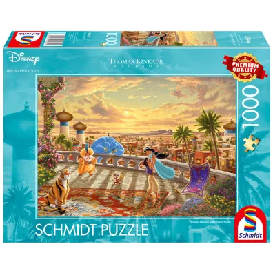 Puzzle 1000 el. PQ Disney: D�asmina i Alady Schmidt