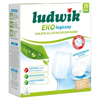 Ludwik Ekologiczne tabletki all in one do zmywarek 75 szt.