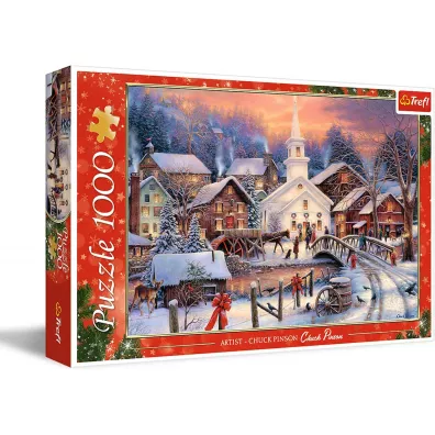 Puzzle 1000 el. Biae wita Trefl